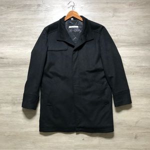 Kenneth Cole New York Wool Blend Mens Coat, Large